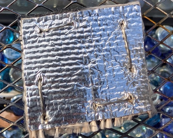 Custom aerogel heat shield material close-up